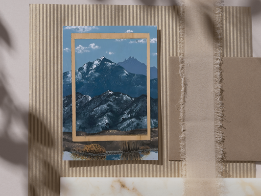 Blank Note Card - Blacktooth Peak